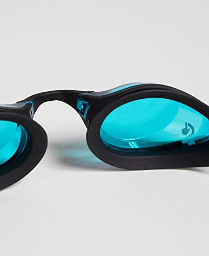 ARENA Gafas de natación Cobra Swipe para hombre, color azul y blanco, talla única