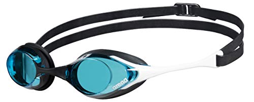 ARENA Gafas de natación Cobra Swipe para hombre, color azul y blanco, talla única