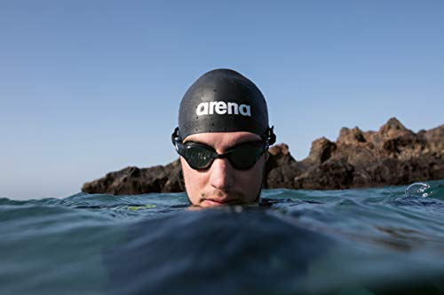 Arena Gafas de natación para triatlón arena unisex Cobra Tri Mirror, silver-black-black, one size gafas de natación, Unisex adulto, silver-black-black, one size