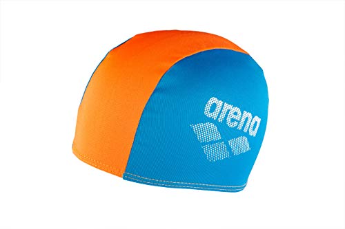 ARENA Gorros Poliuretano Light Sensation II, Unisex niños, Blue/Orange, Talla Única