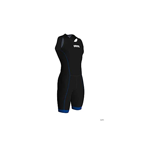 ARENA Herren Triathlon Anzug ST 2.0 mit Rückenreißverschluss Traje de triatlón, Hombre, Black/Royal, Medium