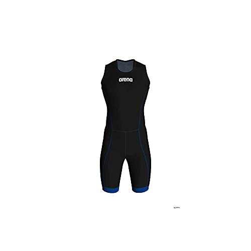 ARENA Herren Triathlon Anzug ST 2.0 mit Rückenreißverschluss Traje de triatlón, Hombre, Black/Royal, Medium