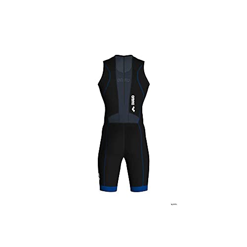 ARENA Herren Triathlon Anzug ST 2.0 mit Rückenreißverschluss Traje de triatlón, Hombre, Black/Royal, Medium