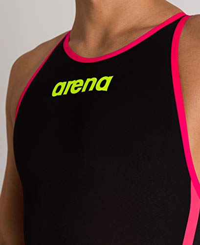 ARENA M Pwsk R-EVO+ Fbllc Bañador de Competición, Hombre, Negro (Black/Fluo), 70