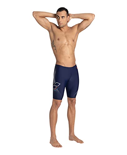 ARENA M Spirit Short Swim Briefs, Mens, Navy, 95