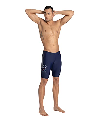 ARENA M Spirit Short Swim Briefs, Mens, Navy, 95