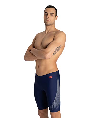 ARENA M Spirit Short Swim Briefs, Mens, Navy, 95