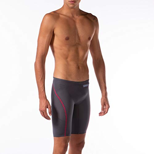 Arena Powerskin Carbon Ultra Jammers Racing Traje de baño para hombre, azul marino/rojo/blanco, 24