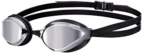 Arena Python Mirror Gafas de natación, Unisex Adulto, Silver/Black, Talla Única