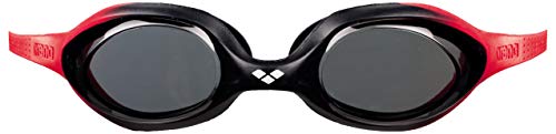 Arena Spider Jr Gafas de Natación, Unisex niños, Rojo/Negro (Smoke), Universal