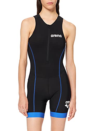 ARENA St 2.0 - Traje de triatlón para Mujer con Cremallera Frontal, Mujer, Traje de triatlón, 001505, Black/Royal, Extra-Small