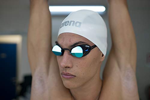 Arena Swedix Gafas de Natación, Unisex Adulto, Azul/Negro, Universal