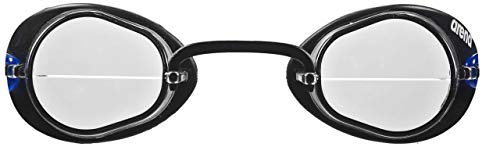 ARENA Swedix Gafas de Natación, Unisex Adulto, Transparente/Azul, Universal + Classic Gorro De Natación, Unisex Adulto, Negro (Black/Silver), Talla Única