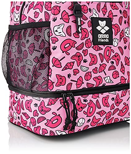 ARENA Team Backpack Friends Bags, Unisex-Adult, Pink, No Size