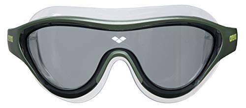 Arena The One Mask Goggles, Adultos Unisex, Verde Oscuro y Negro, TU