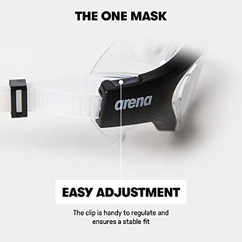 Arena The One Mask Goggles, Adultos Unisex, Verde Oscuro y Negro, TU