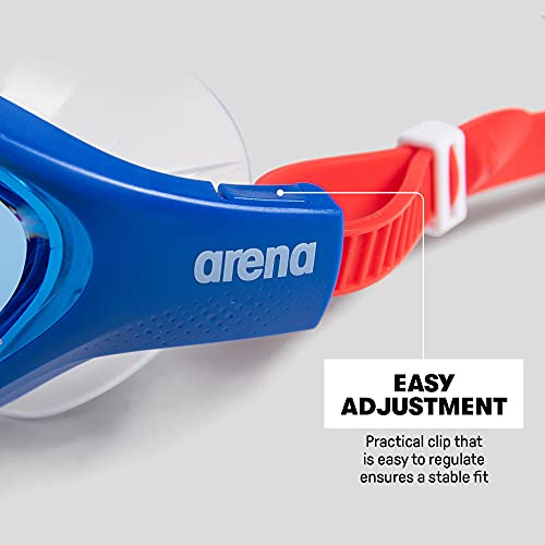 ARENA The One Mask JR Gafas, Unisex-Baby, Clear-White-Lightblue, No Size