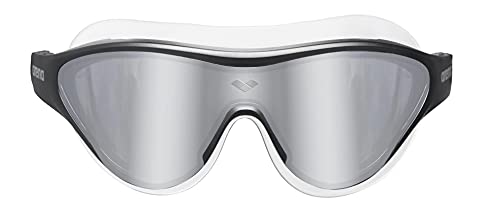 ARENA The One Mask Mirror Gafas, Unisex-Adult, Silver-Black-Black, No Size