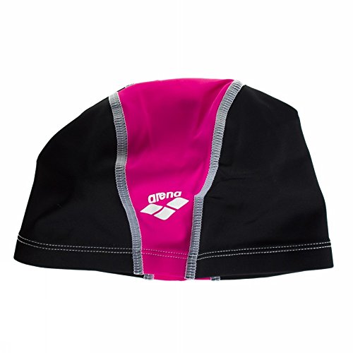 ARENA Unix Gorro, Unisex-Adult, Black-Fuchsia-White, Talla única