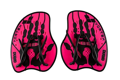 Arena Vortex Evolution Hand Paddle Training Gear, Adultos Unisex, Pink-Black, L