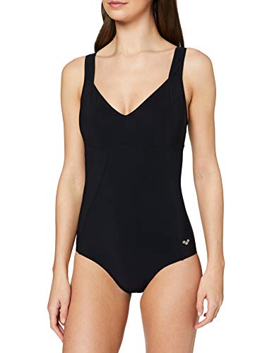 ARENA W One Piece Low C Cup Bañador Bodylift Mujer Vertigo Bajo Copa C, Black, 38