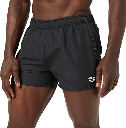 Arena X-Short Fundamentals Bañador, Hombre, Negro (Black/White), L