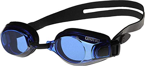 ARENA Zoom X-Fit Gafas de Natación, Unisex Adulto, Negro/Azul, Universal + Classic Gorro de Natación, Unisex Adulto, Negro (Black/Silver), Talla Única