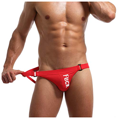 Arjen Kroos Hombre Jockstrap Sexy Tanga Strings Algodón Ropa Interior Deportivo Suspensorios