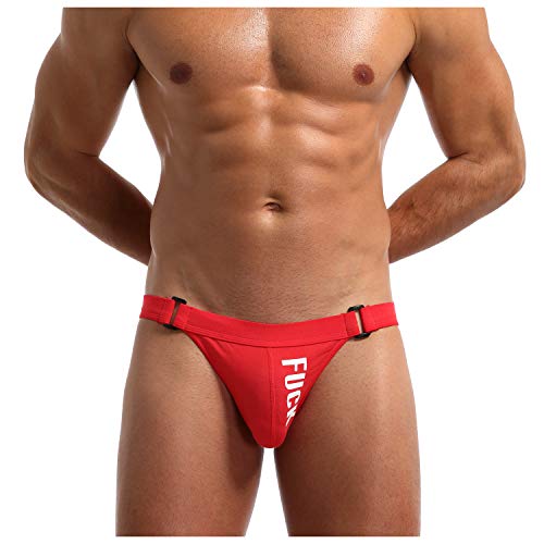 Arjen Kroos Hombre Jockstrap Sexy Tanga Strings Algodón Ropa Interior Deportivo Suspensorios