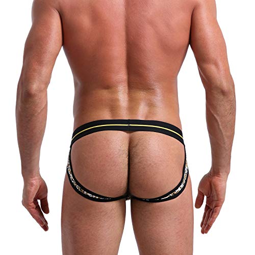 Arjen Kroos Jockstrap Suspensorio Sexy Tanga para Hombre Slips Ropa Interior Impreso Thong lencería Deporte