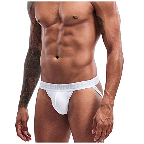 Arjen Kroos Sexy Jockstraps para Hombre Slips Tangas Deportivo Suspensorios para Hombre Algodón Transpirable Ropa Interior Calzoncillos