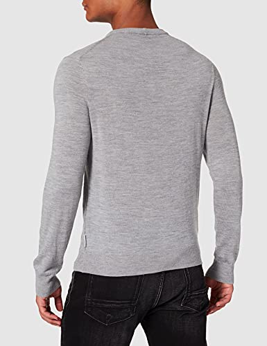 Armani Exchange 8nzm3a suéter, Gris (Alloy Htr Bc06 3901), XX-Large para Hombre