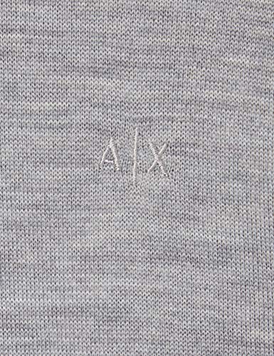 Armani Exchange 8nzm3c Camiseta Cuello Alto, Gris (Alloy Htr Bc06 3901), XX-Large para Hombre