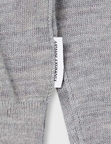 Armani Exchange 8nzm3c Camiseta Cuello Alto, Gris (Alloy Htr Bc06 3901), XX-Large para Hombre