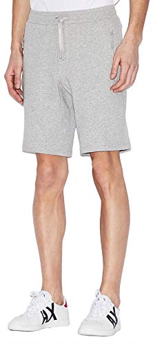 Armani Exchange French Terry Pantalones Cortos, Gris (Bros Bc06 Alloy Htr 3901), 56 (Talla del Fabricante: XX-Large) para Hombre