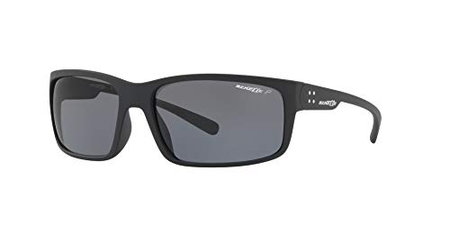 Arnette Fastball 2.0, Gafas de Sol para Hombre, Negro (Matte Black/Polar Grey), 62