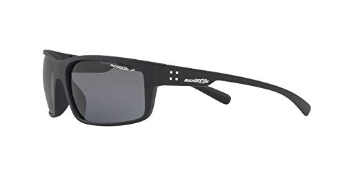 Arnette Fastball 2.0, Gafas de Sol para Hombre, Negro (Matte Black/Polar Grey), 62