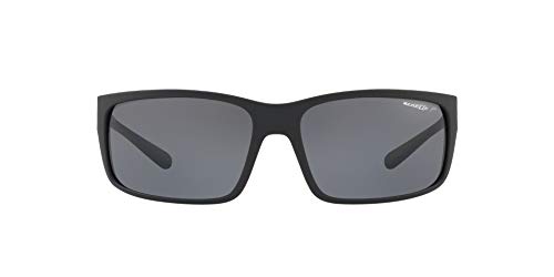 Arnette Fastball 2.0, Gafas de Sol para Hombre, Negro (Matte Black/Polar Grey), 62