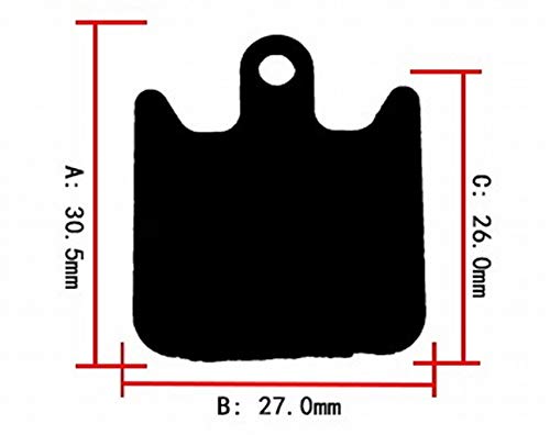 ARUNDEL SERVICES EU 2 Pares Pastillas de Freno de Disco hidráulico de Bicicleta de montaña para Hope X2 V2 V4 Pastillas de Freno Almohadillas de Disco Bicicleta