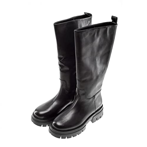 ASH Botas Biker Alti Negro Lucky, Negro , 41 EU