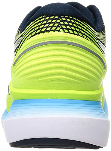 Asics 1011B016-400_48, Zapatos para Correr Hombre, French Blue Hazard Green, EU