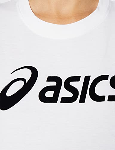 ASICS 2032A984 Camiseta para Mujer, Blanco, Talla S