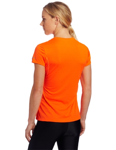 ASICS Camiseta de Manga Corta para Mujer, Mujer, WR1631.61, Choque, S