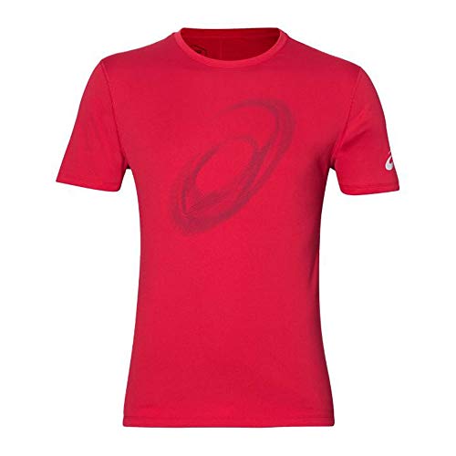 ASICS Camiseta Running Silver SS Top Rojo