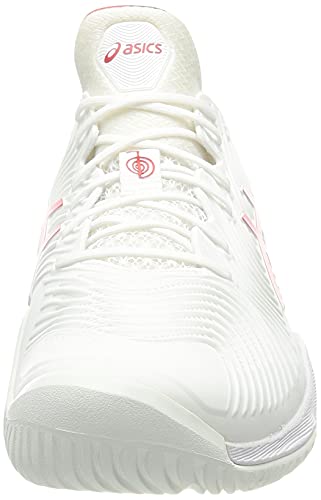 ASICS Court FF Novak Clay L.e, Zapatos de Tenis Hombre, Blanc Rouge Vif, 47 EU