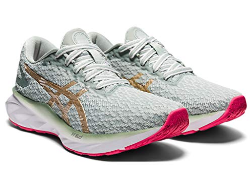 ASICS Dynablast Zapatillas de running para mujer, Liquen Rock/Champán, 41.5 EU