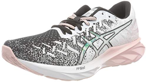 ASICS Dynablast, Zapatillas Mujer, White/Ginger Peach, 39.5 EU