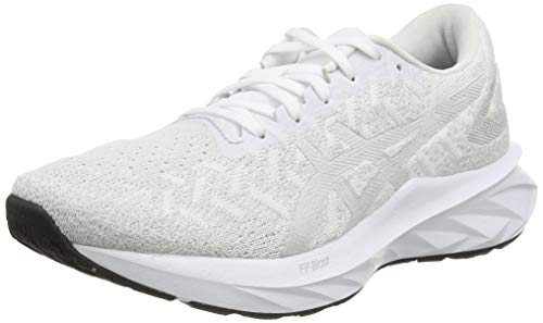 ASICS Dynablast, Zapatillas Mujer, White/Glacier Grey, 41.5 EU