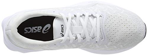 ASICS Dynablast, Zapatillas Mujer, White/Glacier Grey, 41.5 EU