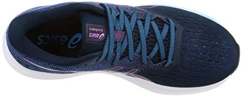 Asics Evoride 2, Road Running Shoe Mujer, French Blue/Digital Grape, 37.5 EU